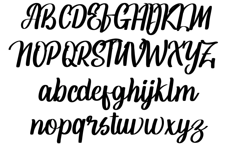 Kladifa font specimens