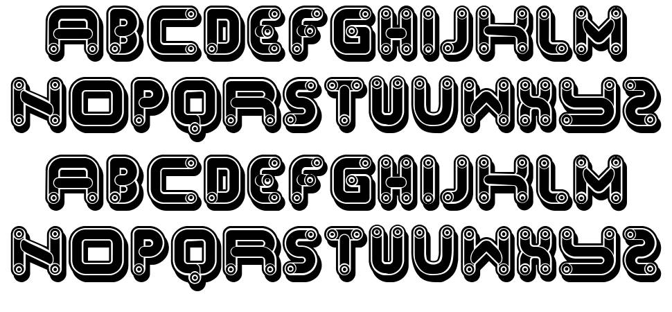 Klapa font specimens