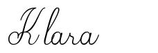 Klara font
