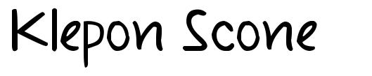 Klepon Scone 字形