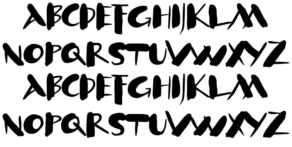 Klex font Örnekler