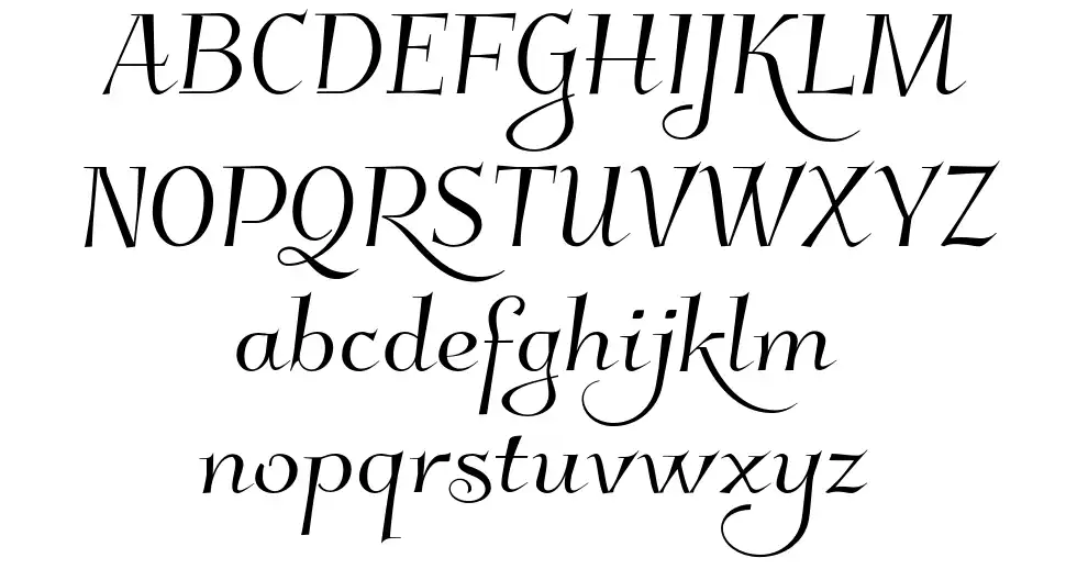 Kleymissky font specimens