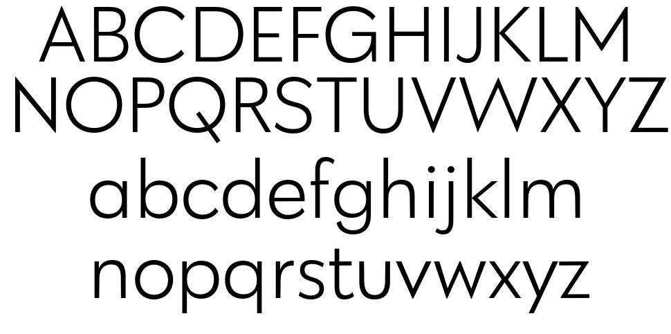 Klik font specimens