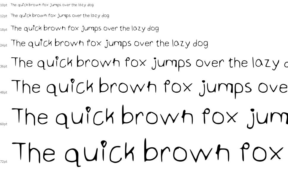 Klover font Waterfall