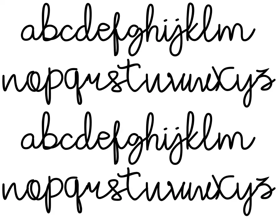 Klubanfont specimens