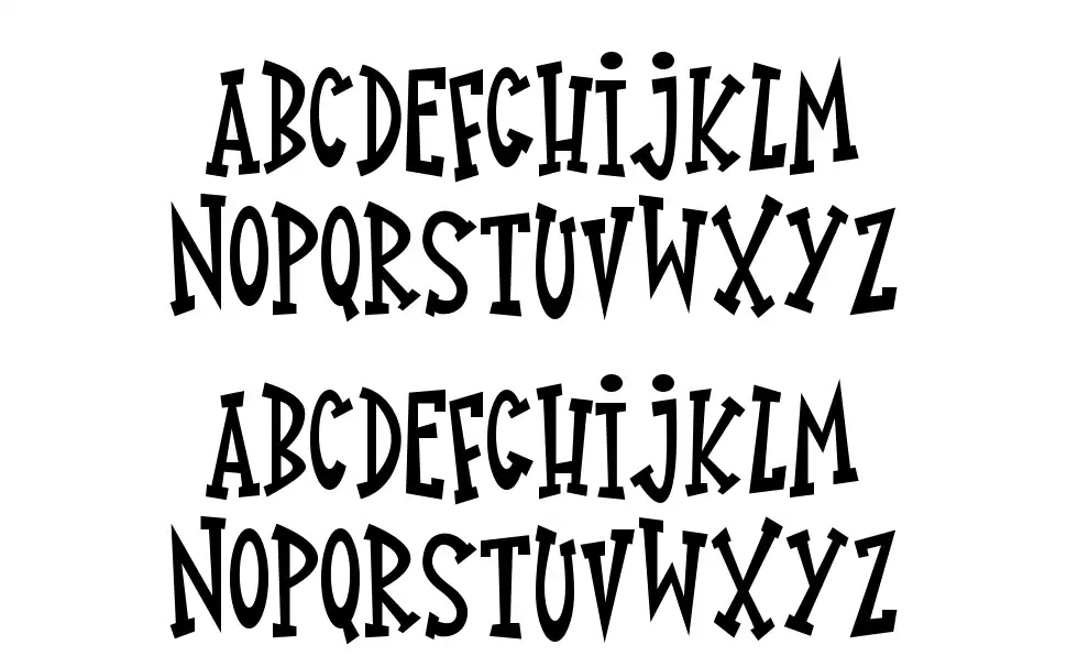 Knick Knack font by Darrell Flood FontRiver