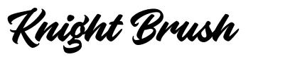 Knight Brush font