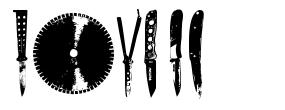 Knives 字形