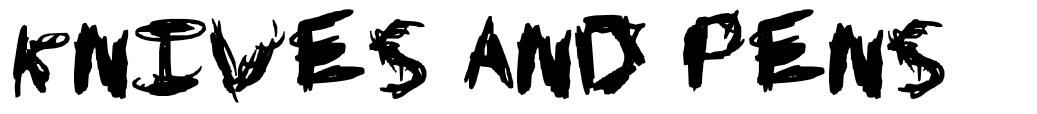 Knives and Pens font