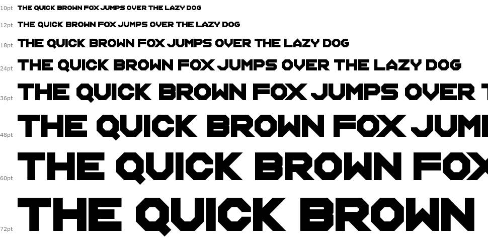 Knockout Punch font Waterfall