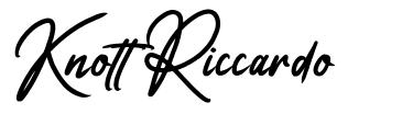 Knott Riccardo font