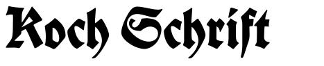 Koch-Schrift フォント