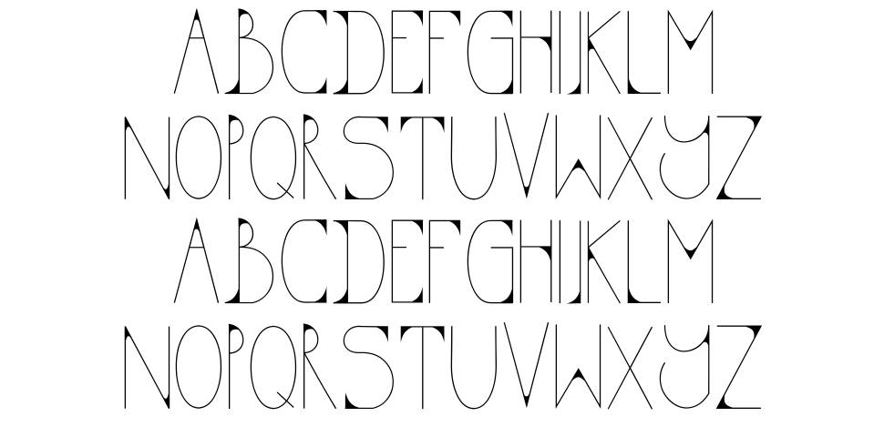 Koda font Örnekler