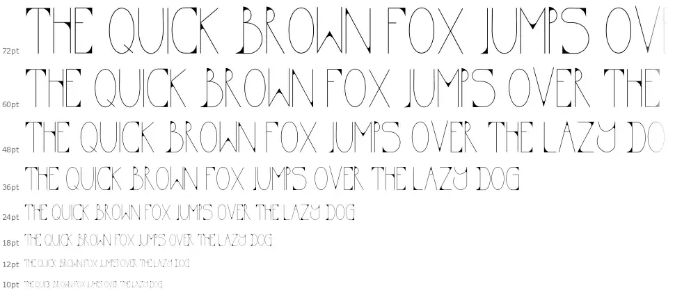 Koda font Waterfall