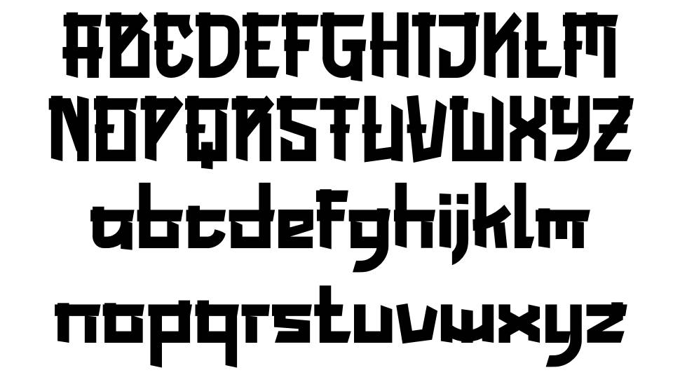 Kogama font specimens