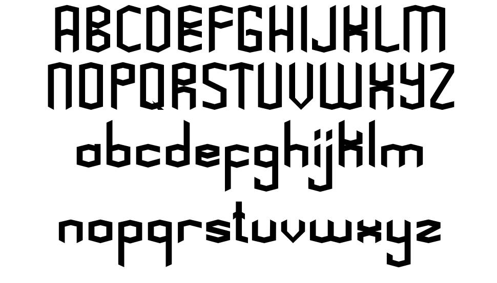 Kogapunk font specimens