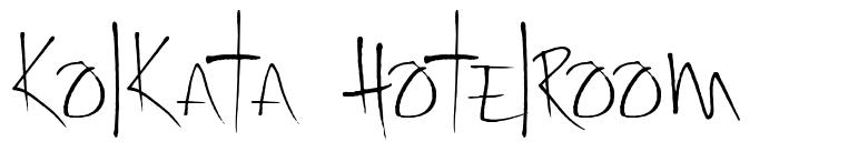 Kolkata Hotelroom schriftart