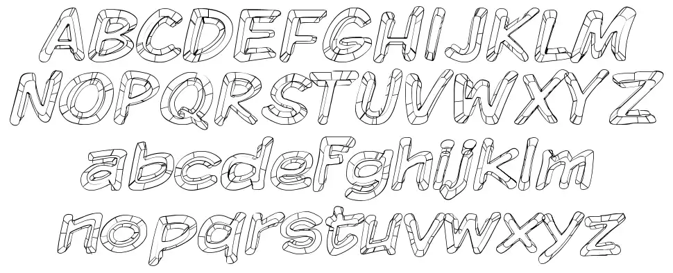 Komika Sketch schriftart vorschau