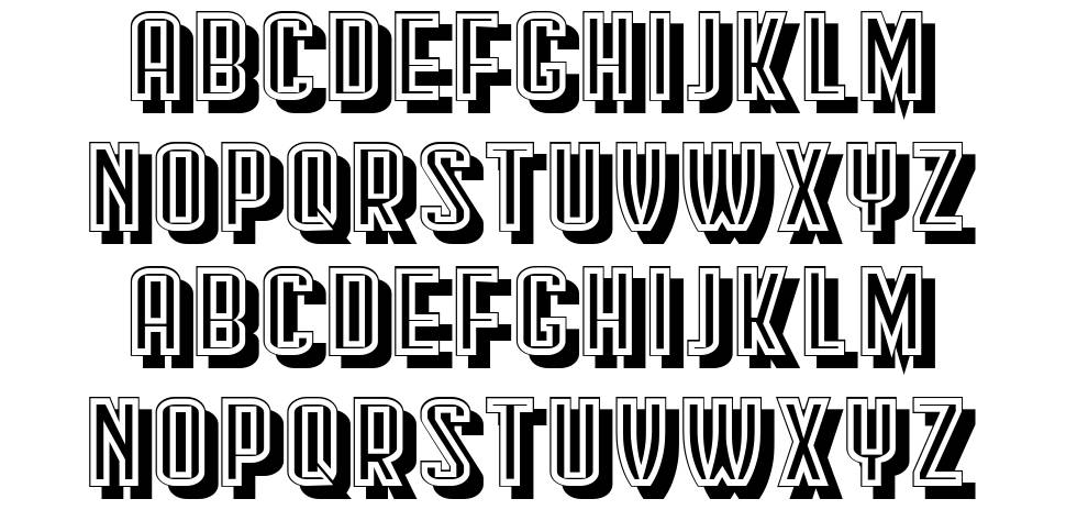 Komitovan font Örnekler