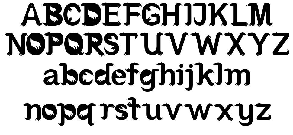 Komodo font specimens