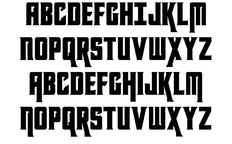 Kondor font Örnekler