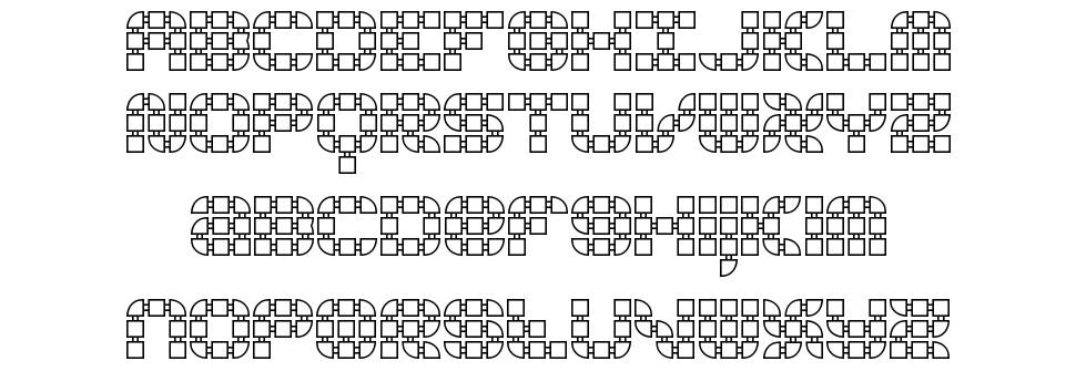 Konector font Örnekler