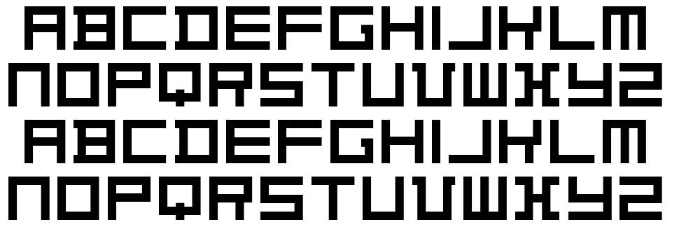 Konstructiv 字形 标本