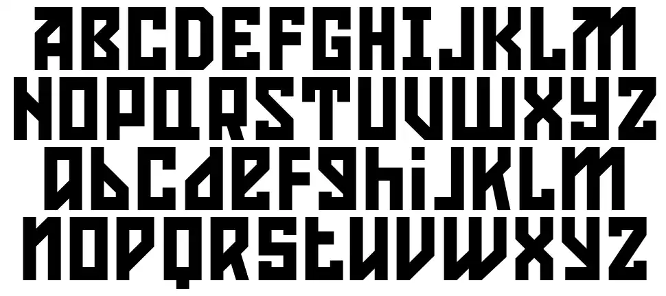 Konstruktor font specimens