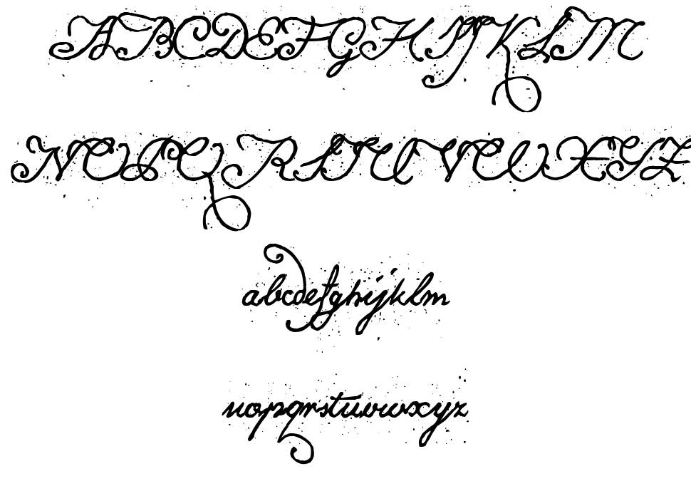 Konstytucja Polska フォント 標本