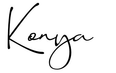 Konya шрифт