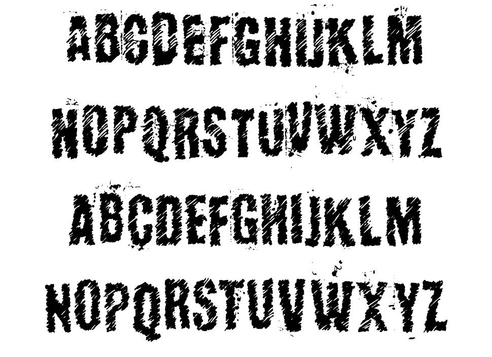 Kopanyica Strasse font specimens