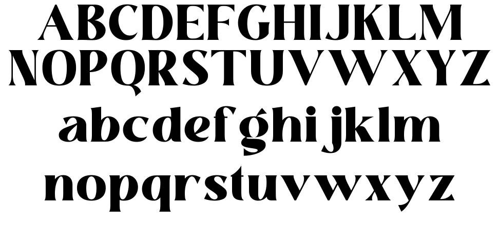 Kopitha font specimens