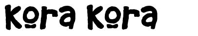 Kora Kora 字形