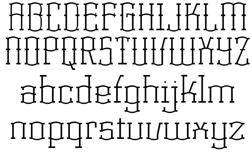 Korneuburg Display 字形 标本