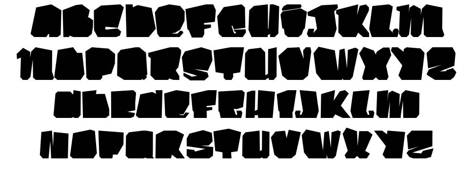 Kosmo Cat font specimens