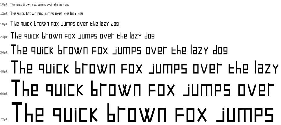 Kotak Jr Bit font Şelale