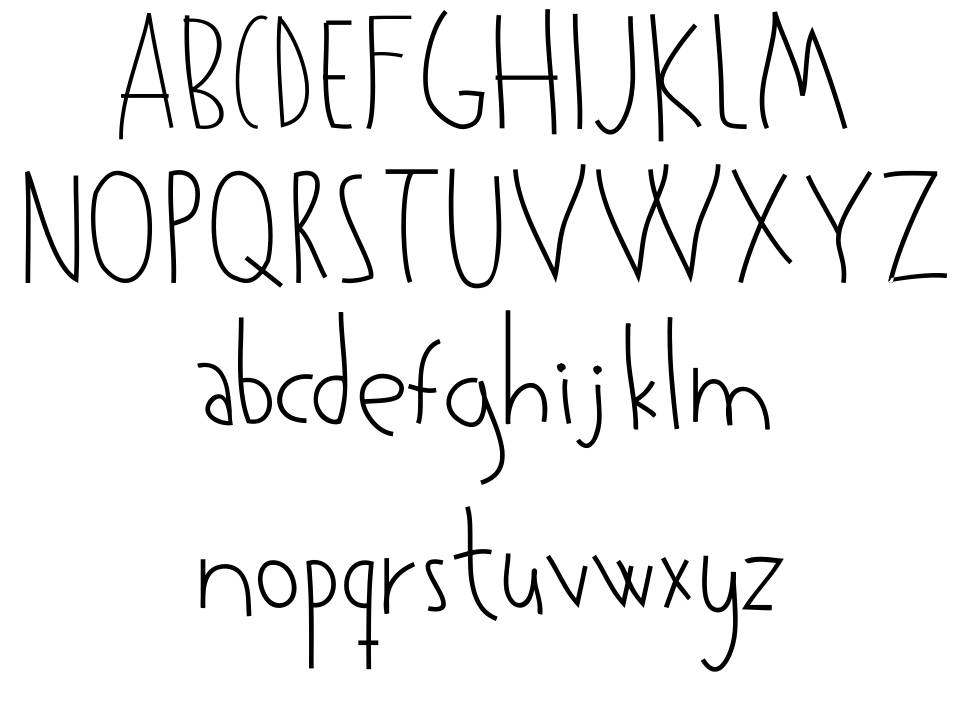 Kowalski フォント 標本