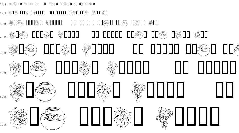 KR Bloom Bonanza font Şelale