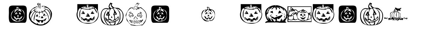 KR Pick A Pumpkin 字形