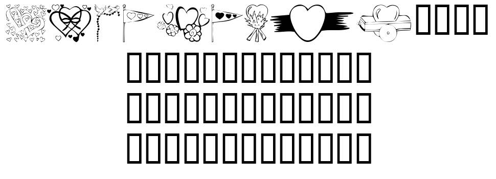 KR Valentines 2006 Nine 字形 标本