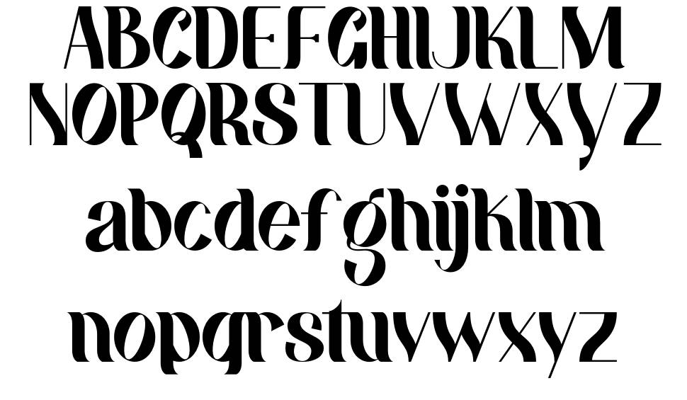 Kralken font specimens