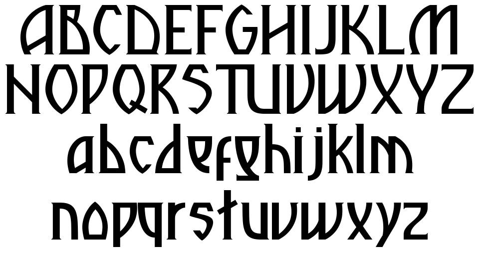 Kramola font Örnekler