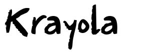 Krayola font
