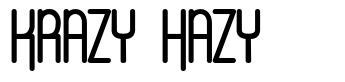 Krazy Hazy шрифт