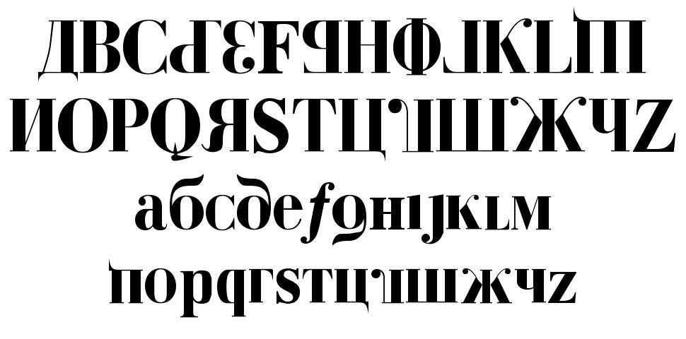 Kremlin Duma 字形 标本