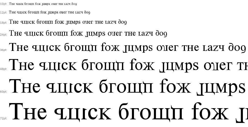 Kremlin Premier font Şelale