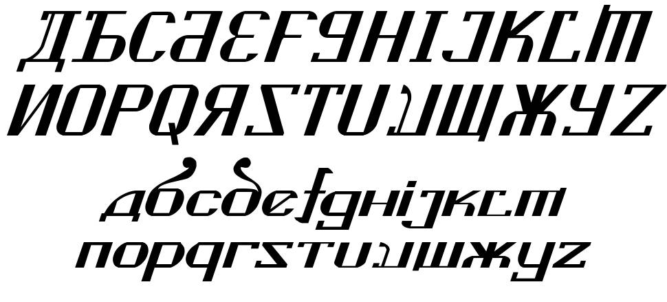 Kremlin Soviet font specimens