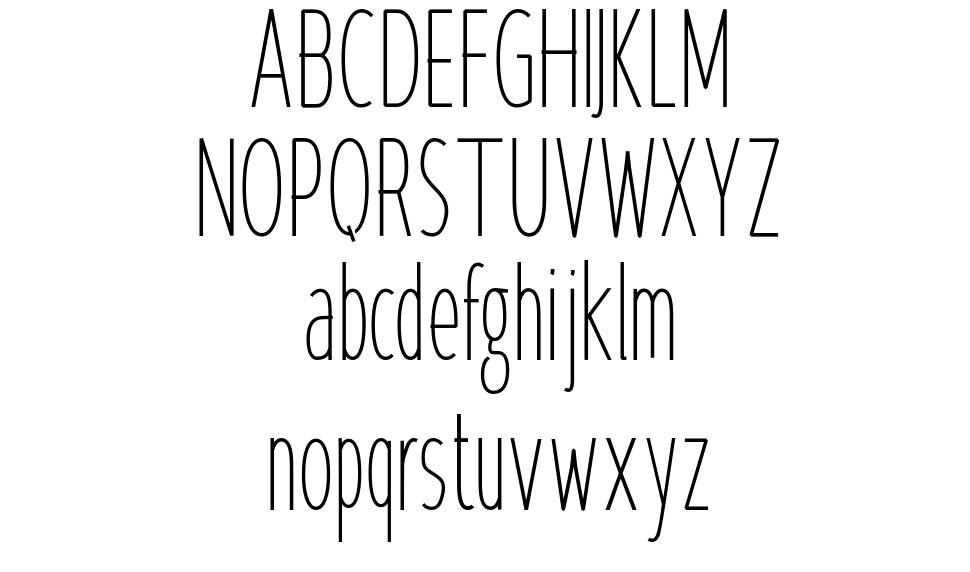 Krempeng Sans font specimens