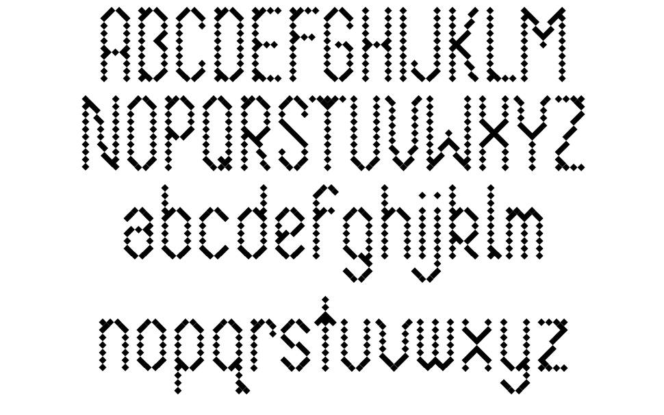 Krikstas font specimens