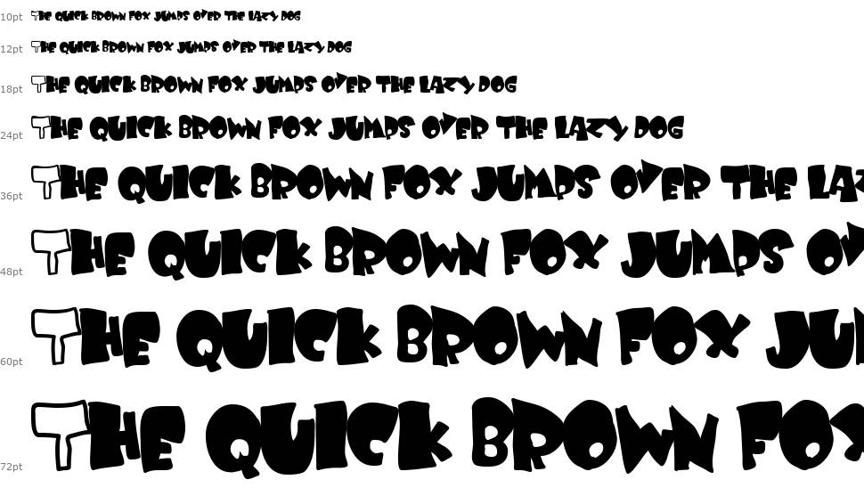Kruffy font Şelale